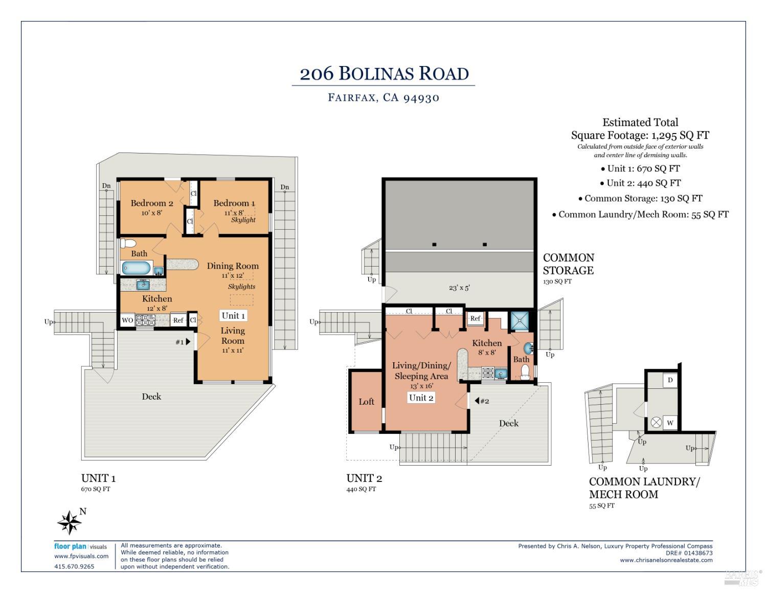 206 Bolinas Road Fairfax, CA 94930 - Photo 43 of 43 Floor Plan Layout
