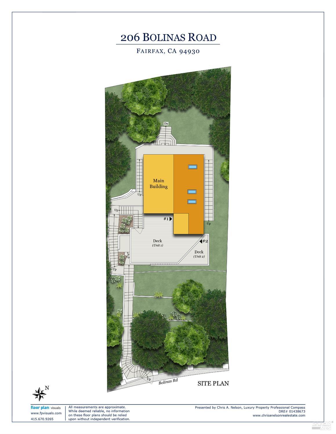 206 Bolinas Road Fairfax, CA 94930 - Photo 6 of 43 Site Plan