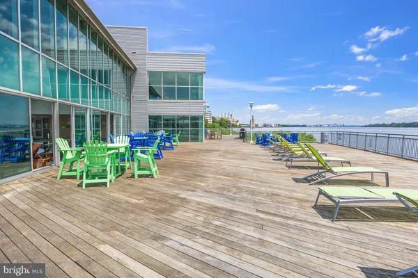 a view of outdoor space with seating area