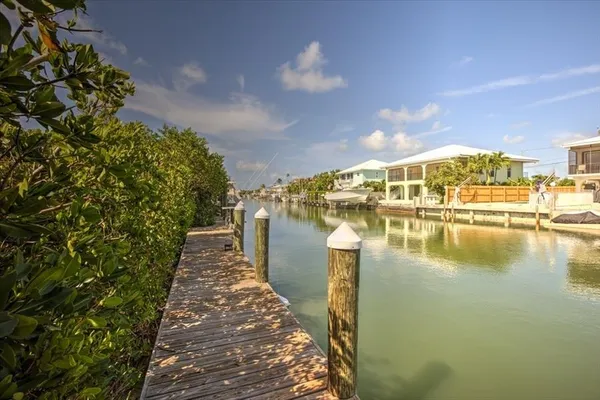a view of a water with an ocean view