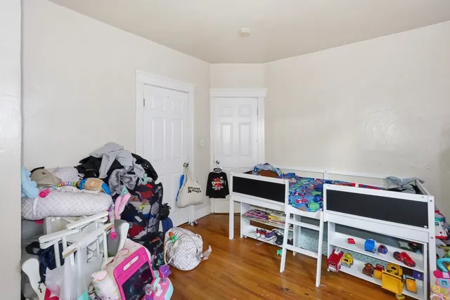 a room with furniture and toys