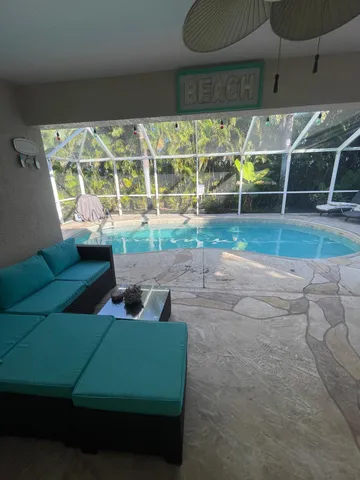 a view of outdoor space and porch