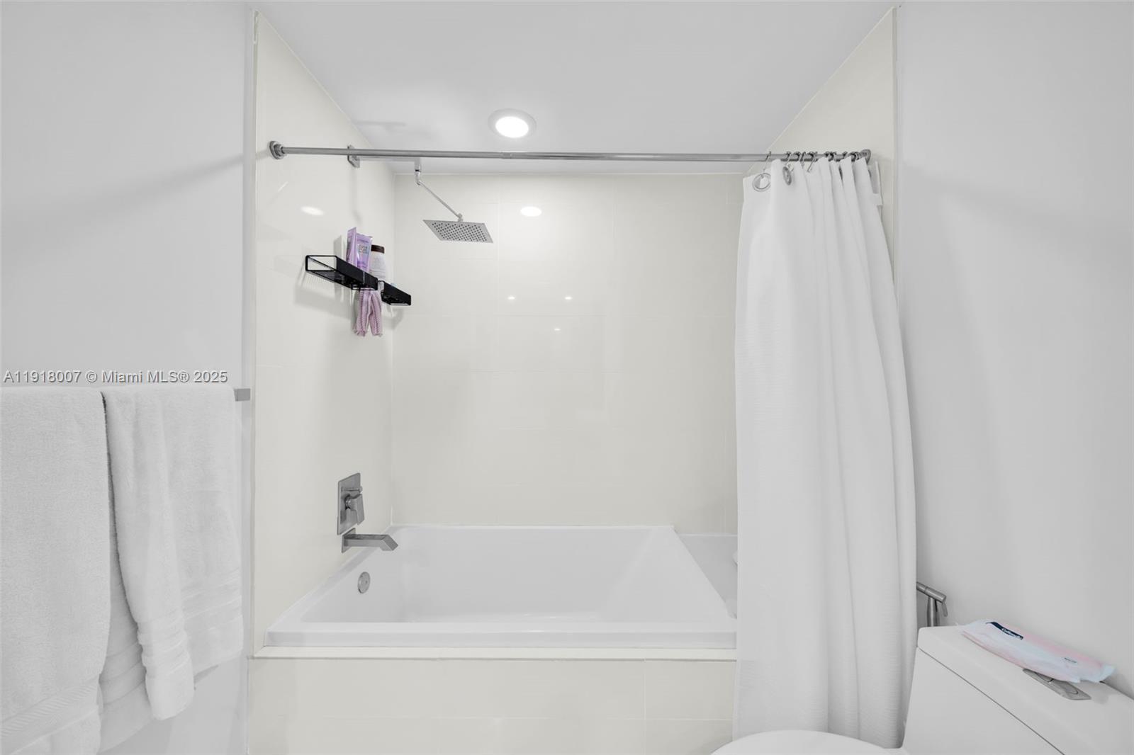 45 Southwest 9th Street, Unit 3909 Miami, FL 33130 - Photo 17 of 23 a bathroom with a shower and a bath tub