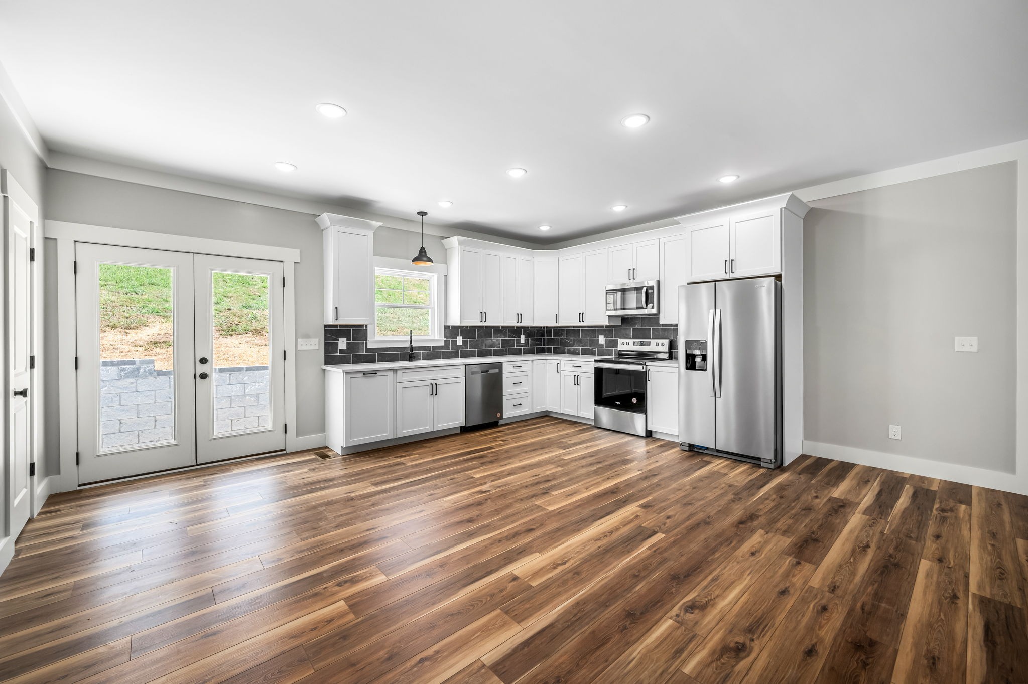 2305 Hurricane Creek Road Lynchburg, TN 37352 - Photo 13 of 54 a view of kitchen with wooden floor