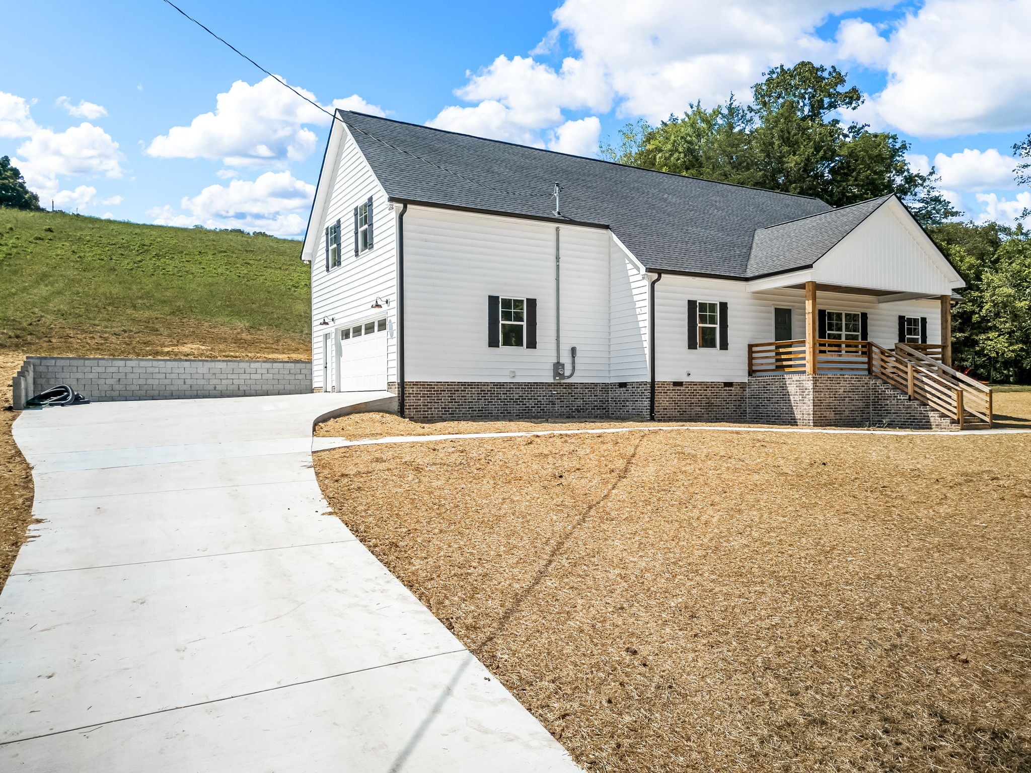 2305 Hurricane Creek Road Lynchburg, TN 37352 - Photo 45 of 54 a front view of a house with a yard