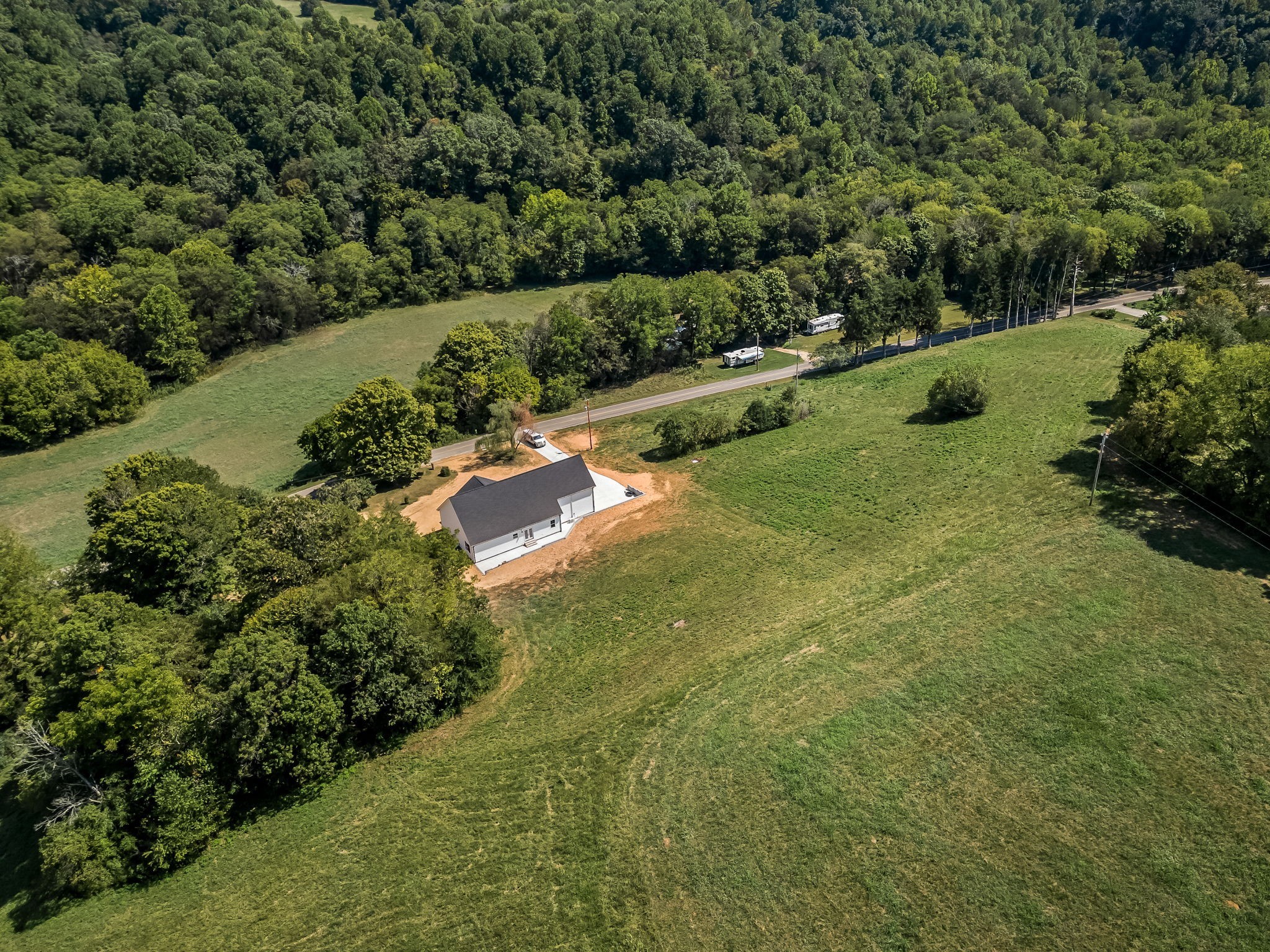 2305 Hurricane Creek Road Lynchburg, TN 37352 - Photo 52 of 54 an aerial view of residential house with outdoor space