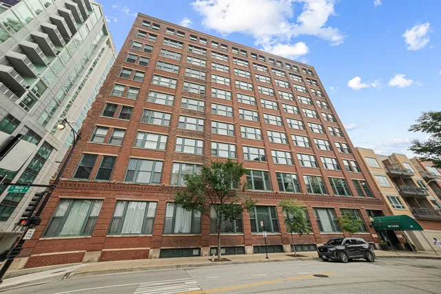 a front view of a building