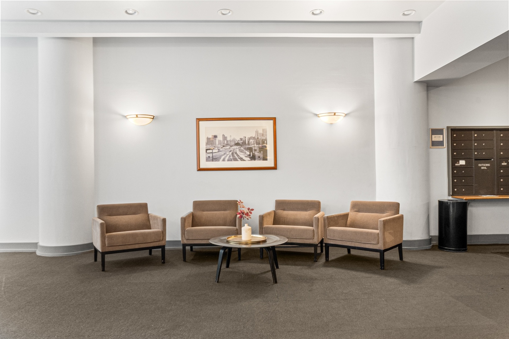 801 South Wells Street, Unit 503 Chicago, IL 60607 - Photo 18 of 21 a living room with furniture and a potted plant