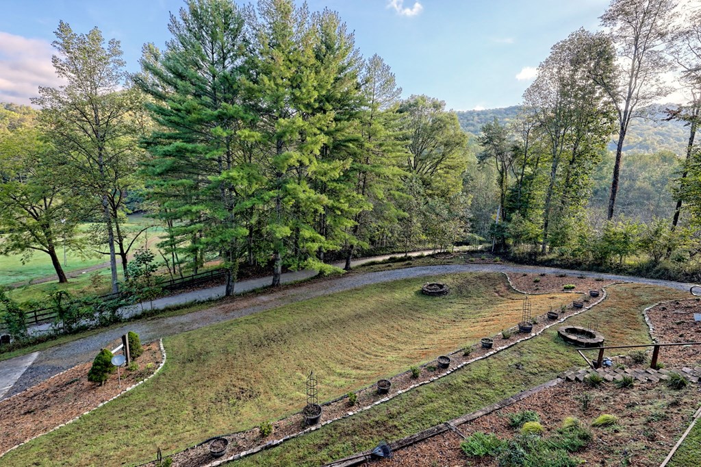 206 Peckerwood Road Hayesville, NC 28904 - Photo 3 of 73 a view of a backyard with a small yard