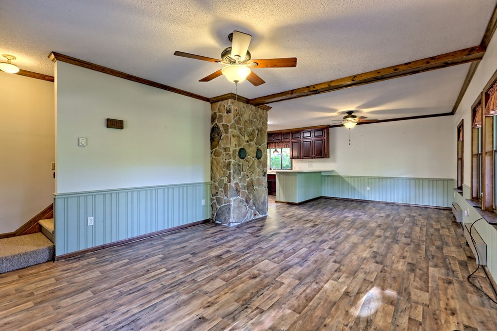 206 Peckerwood Road Hayesville, NC 28904 - Photo 40 of 73 a view of a livingroom with wooden floor