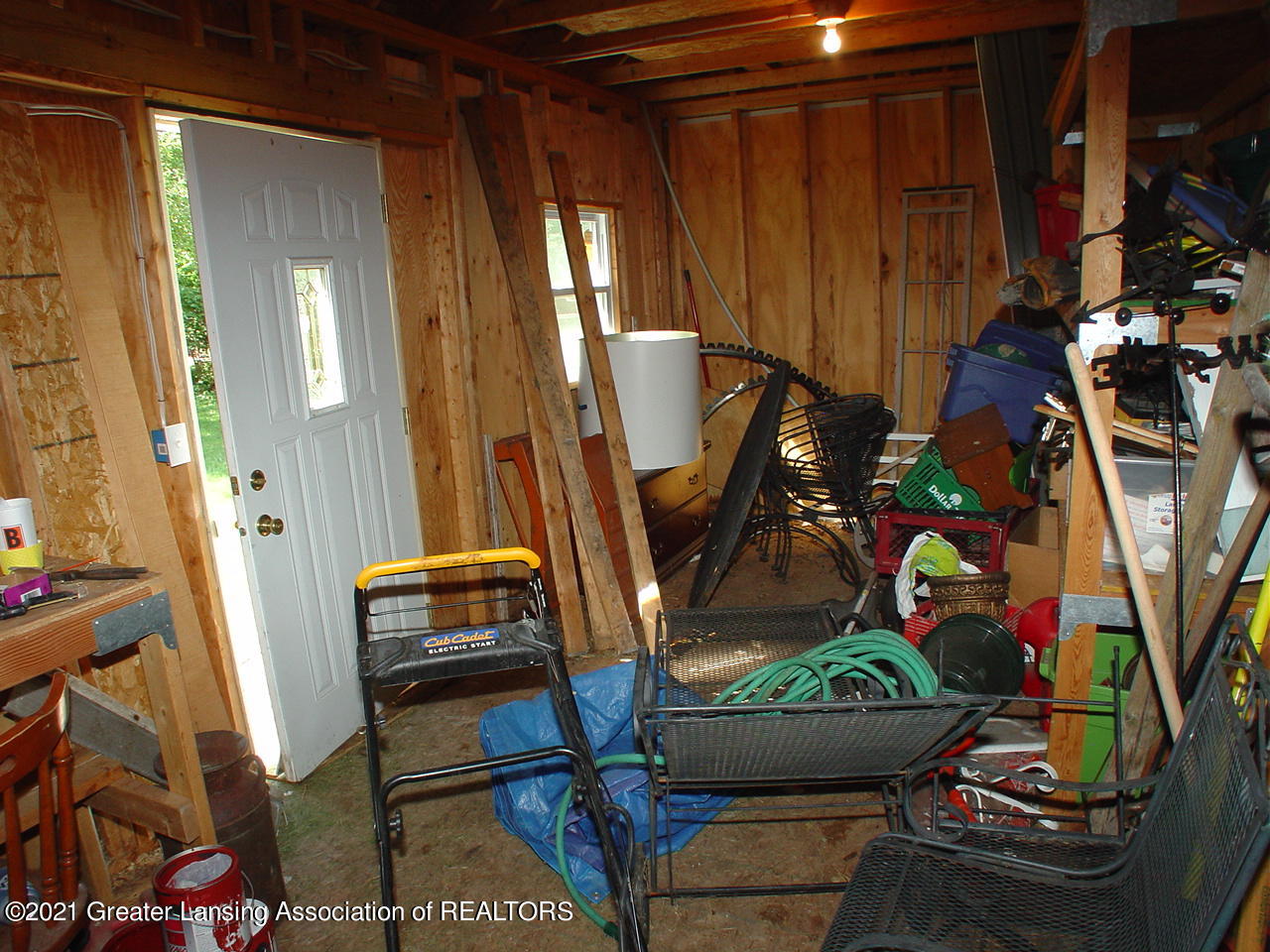 2910 Colchester Road Lansing, MI 48906 - Photo 51 of 53 44. Inside View of Storage Shed