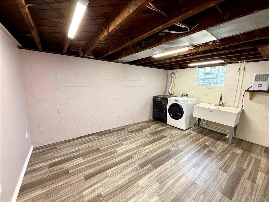 2118 Brodhead Road Aliquippa, PA 15001 - Photo 24 of 35 a utility room with dryer and washer