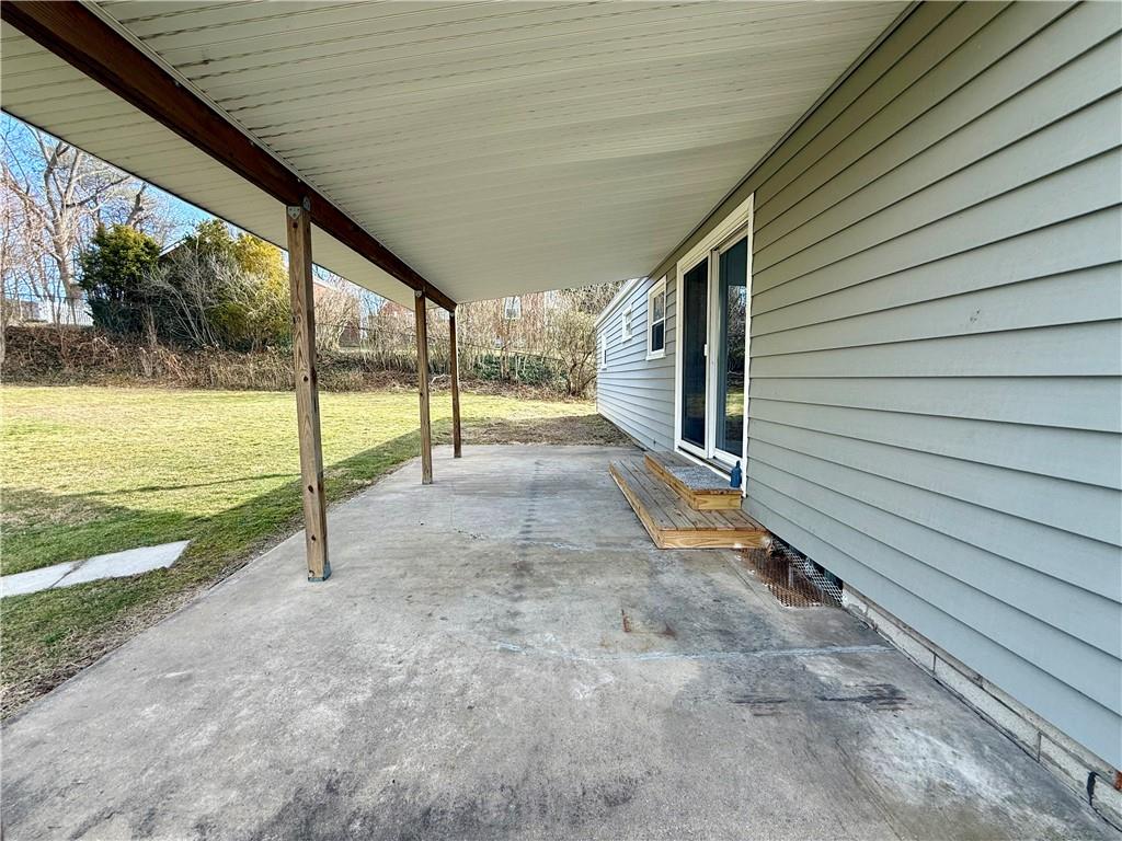 2118 Brodhead Road Aliquippa, PA 15001 - Photo 29 of 35 a view of a deck with a backyard