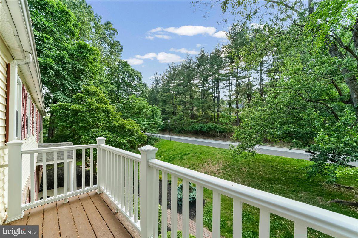 686 Limehouse Road Wayne, PA 19087 - Photo 47 of 51 a view of a wooden deck and a yard