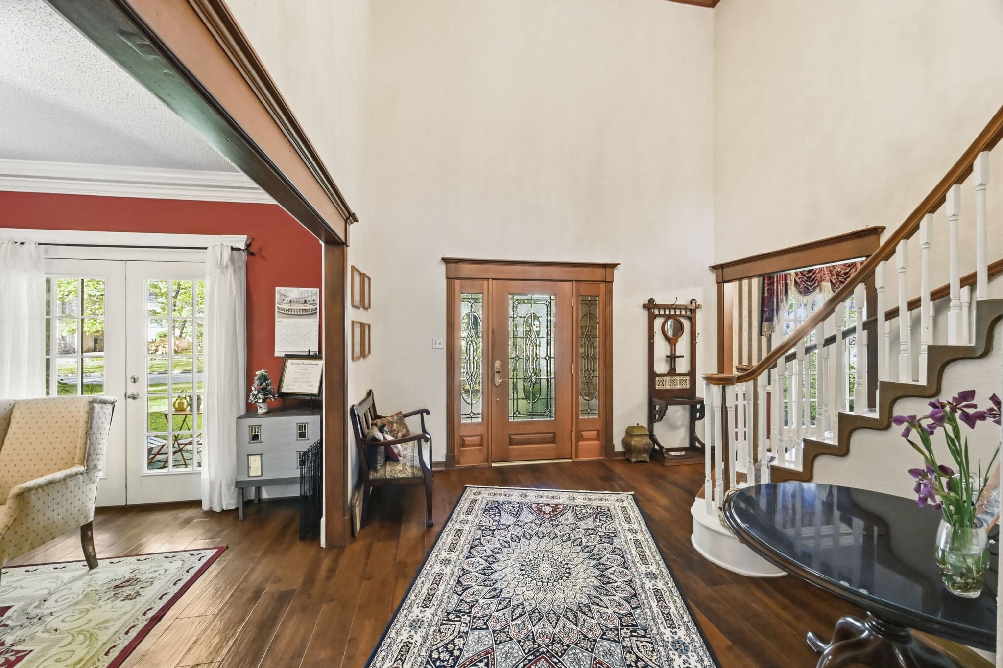 16030 Rudgewick Lane Spring, TX 77379 - Photo 8 of 50 What a great entrance to your new home, lots of room for furniture with large doorways to living room/office and dining room. The Luxury Vinyl Flooring was installed throughout the downstairs in 2007 with the exception of the master bedrooom.