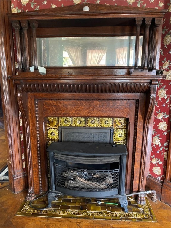 367 Prospect Street Woonsocket, RI 02895 - Photo 13 of 39 Ionin Style Fireplace with italian marble