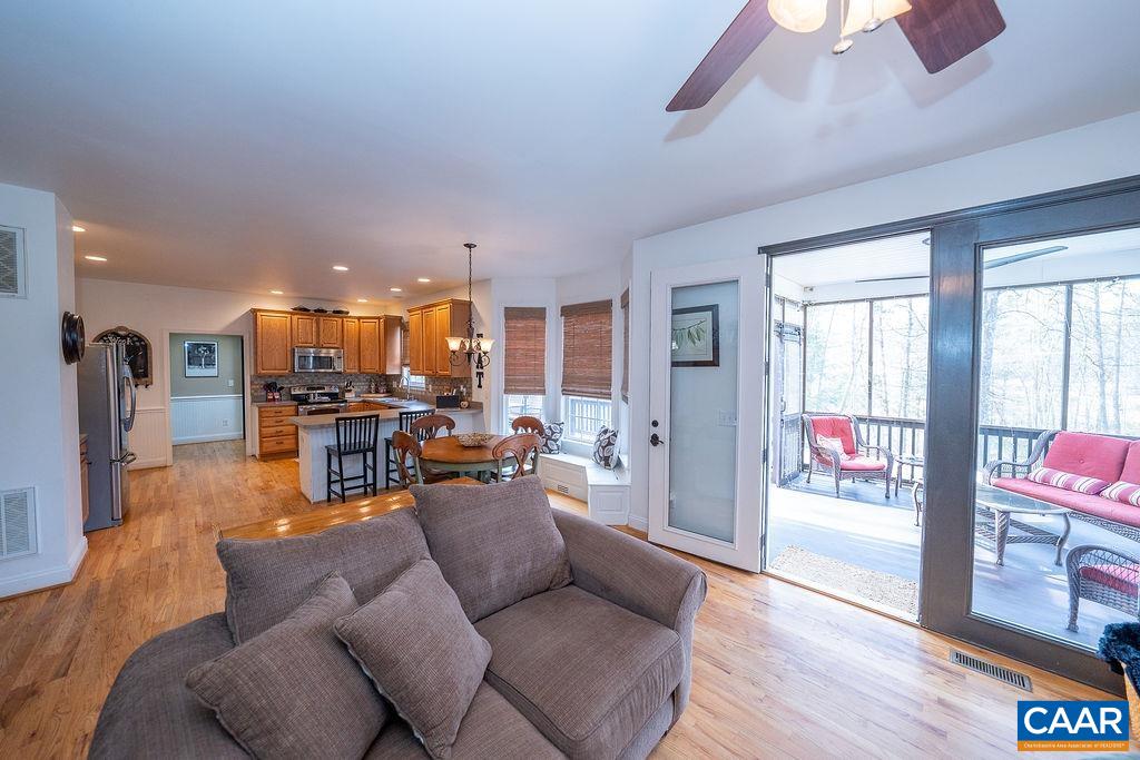 60 Pine Ridge Road Faber, VA 22938 - Photo 33 of 74 a living room with furniture and a large window
