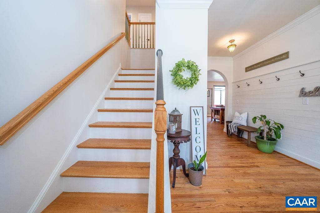 60 Pine Ridge Road Faber, VA 22938 - Photo 40 of 74 a view of entryway and hall with wooden floor