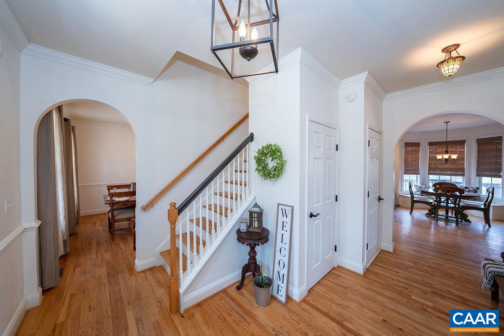 60 Pine Ridge Road Faber, VA 22938 - Photo 7 of 74 a view of entryway and hall with wooden floor