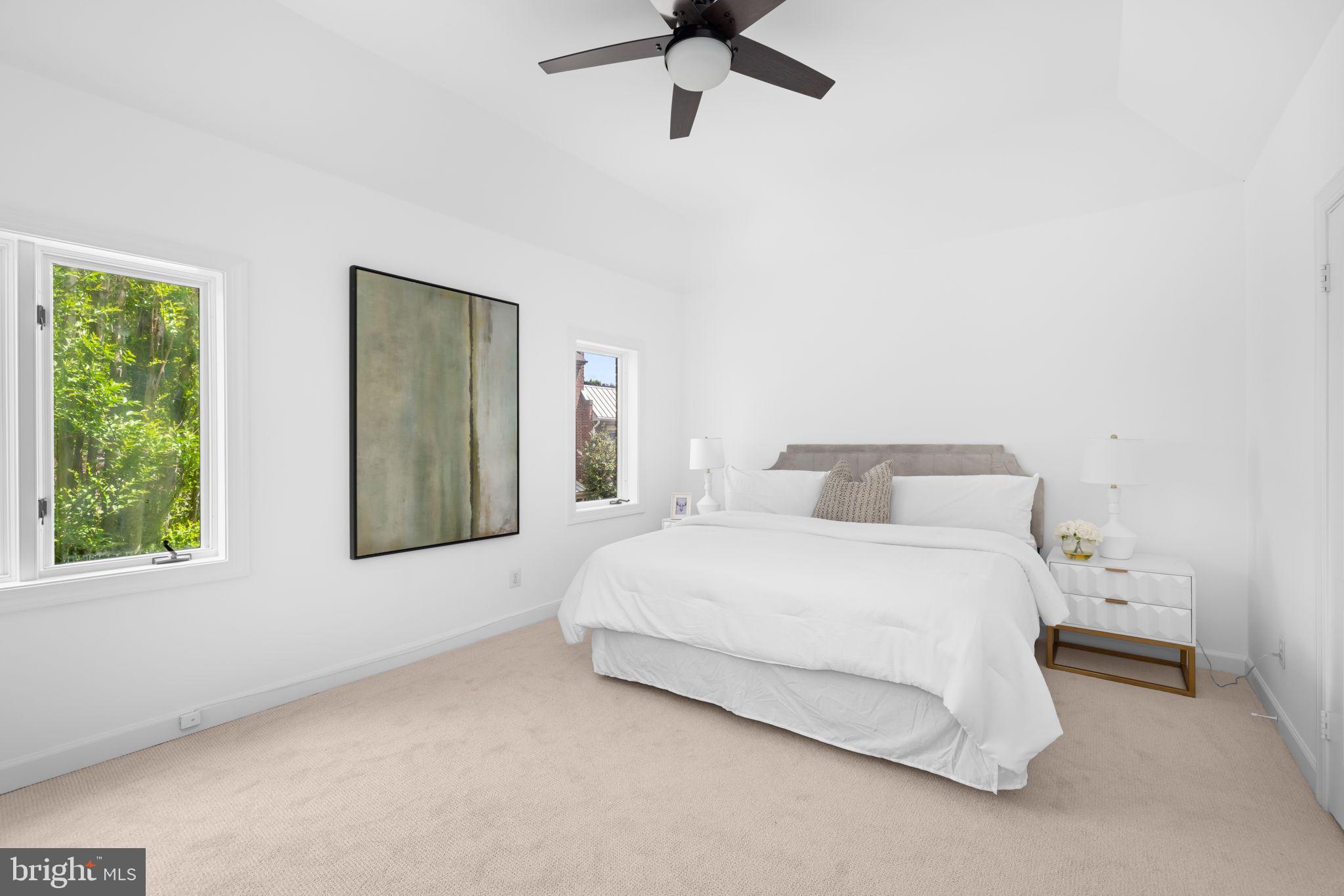 4018 Chancery Court Northwest Washington, DC 20007 - Photo 22 of 43 a bedroom with a bed and window