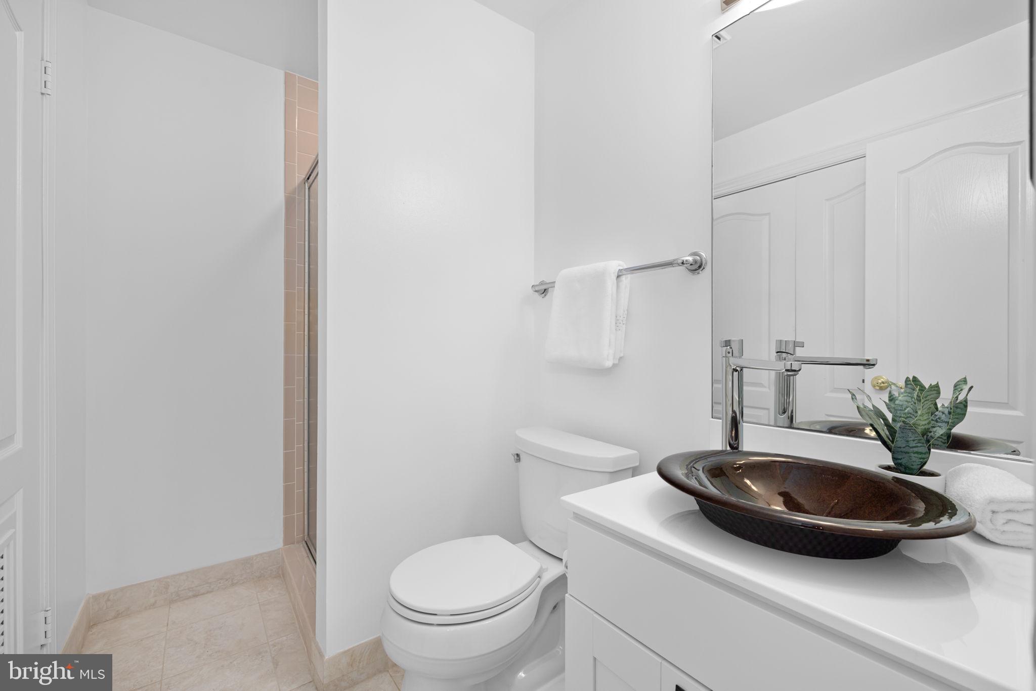 4018 Chancery Court Northwest Washington, DC 20007 - Photo 39 of 43 a bathroom with a sink and a toilet