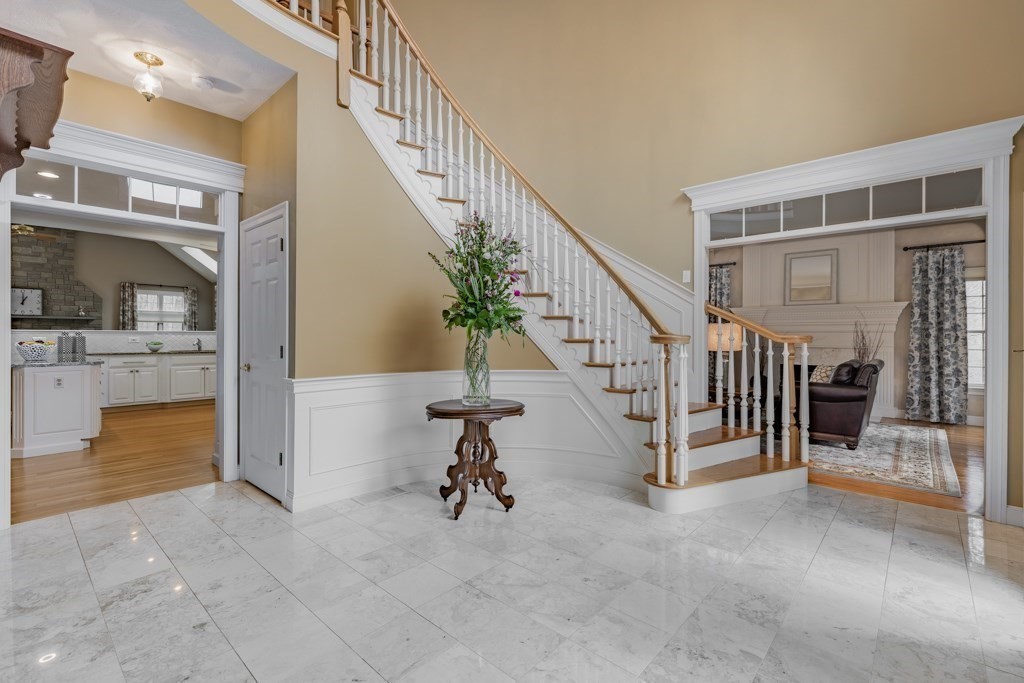 4 Walker Lane Boxford, MA 01921 - Photo 5 of 40 a view of entryway and hall with dining room
