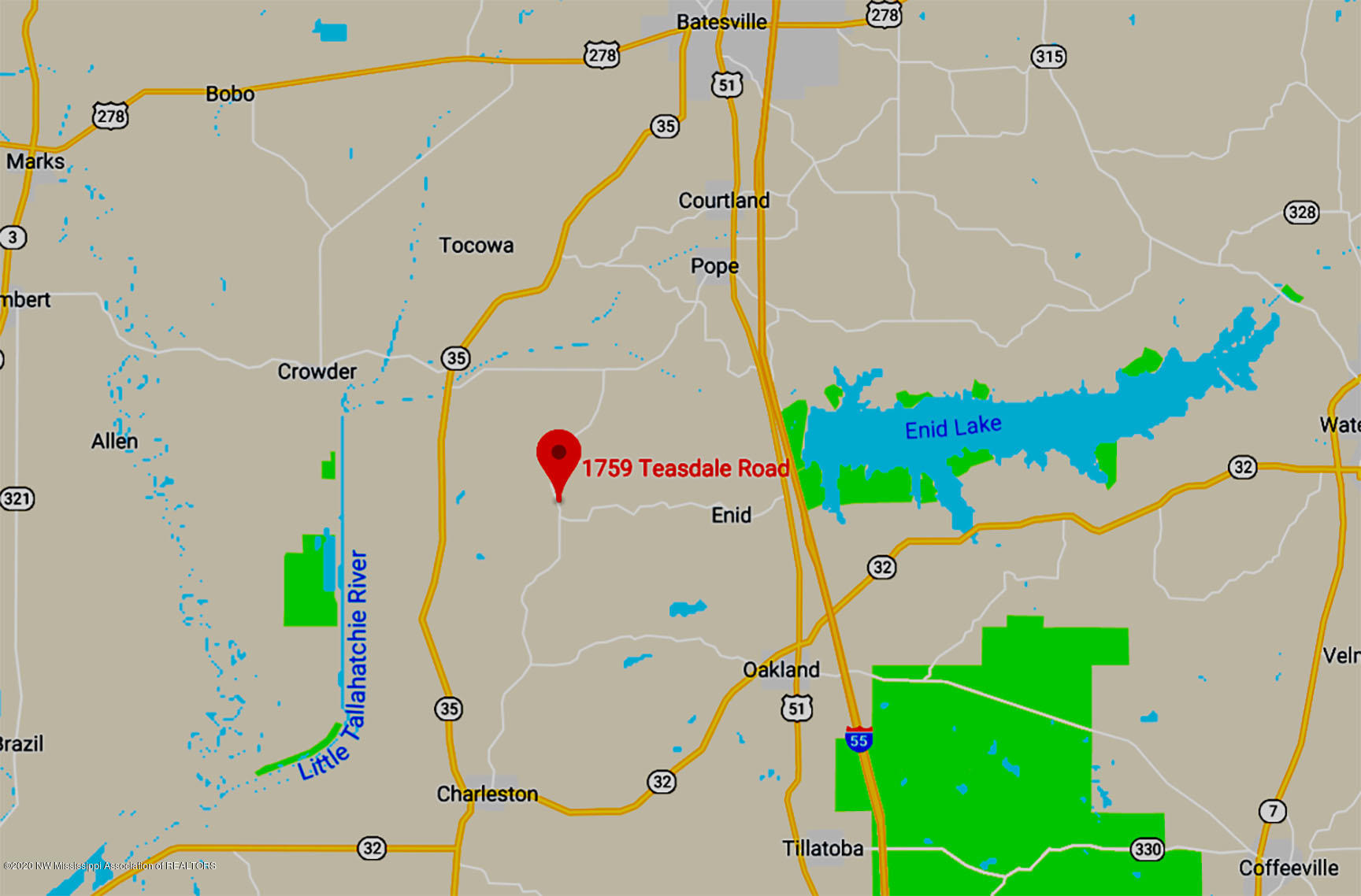1759 Teasdale Road Enid, MS 38927 - Photo 2 of 40 1.1