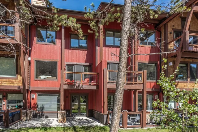 a view of a building with a street