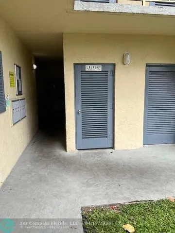 a view of front door