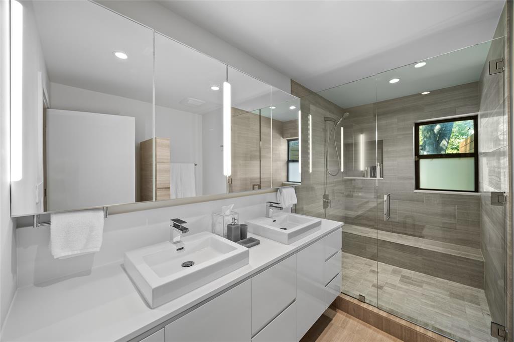 6027 Mimosa Lane Dallas, TX 75230 - Photo 20 of 28 Guest Bathroom 2, Lower Floor