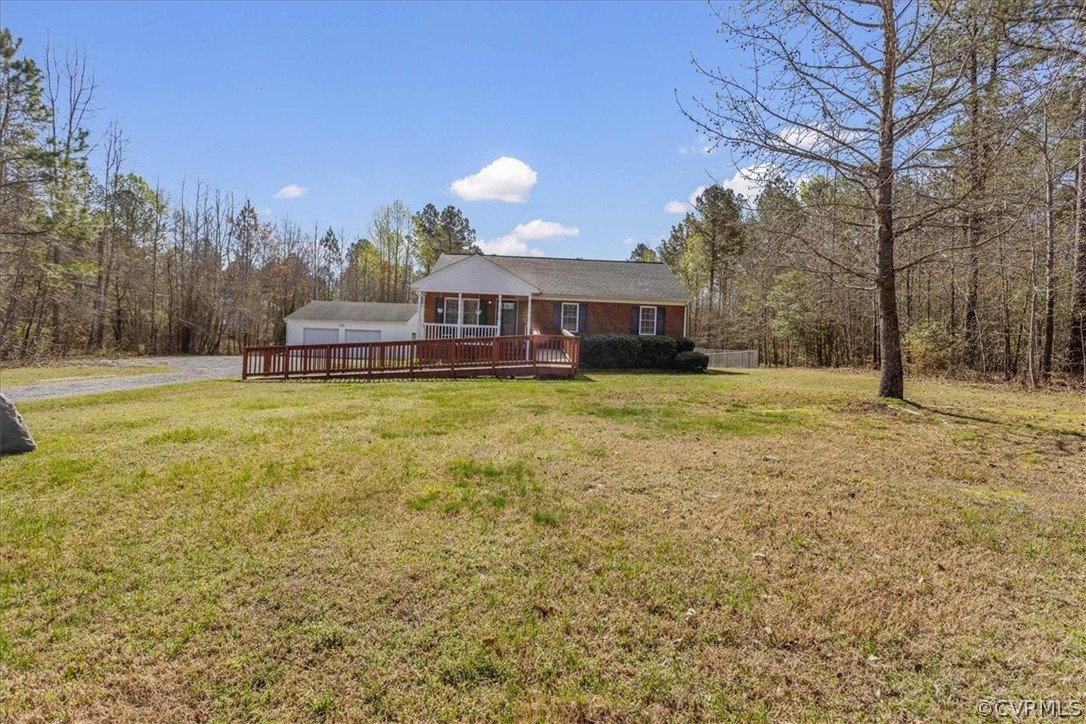 7231 Railroad Bed Road Carson, VA 23830 - Photo 2 of 42 a view of a house with a yard