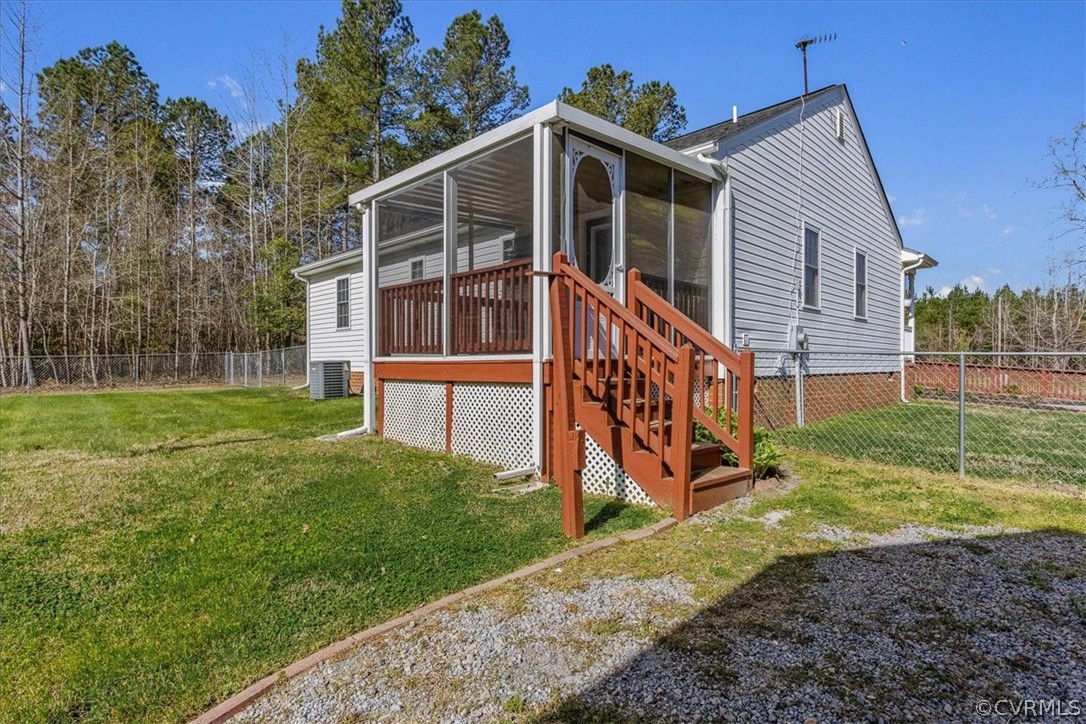 7231 Railroad Bed Road Carson, VA 23830 - Photo 26 of 42 a view of a house with yard and a garden