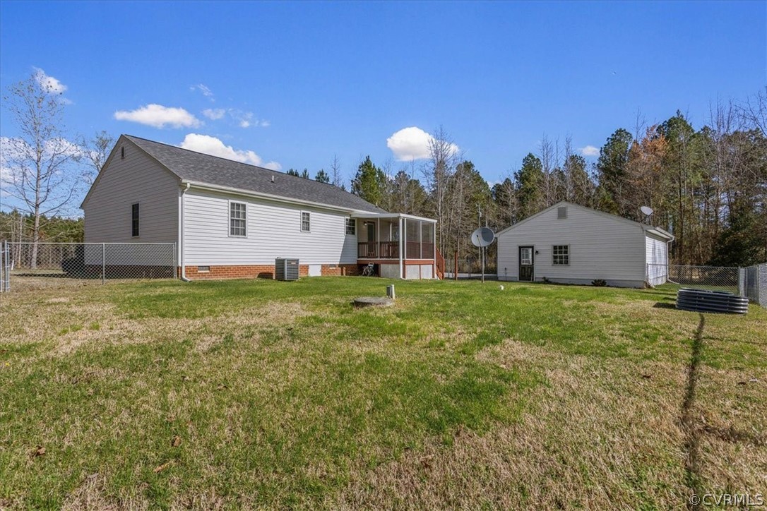 7231 Railroad Bed Road Carson, VA 23830 - Photo 28 of 42 a house view with a garden space