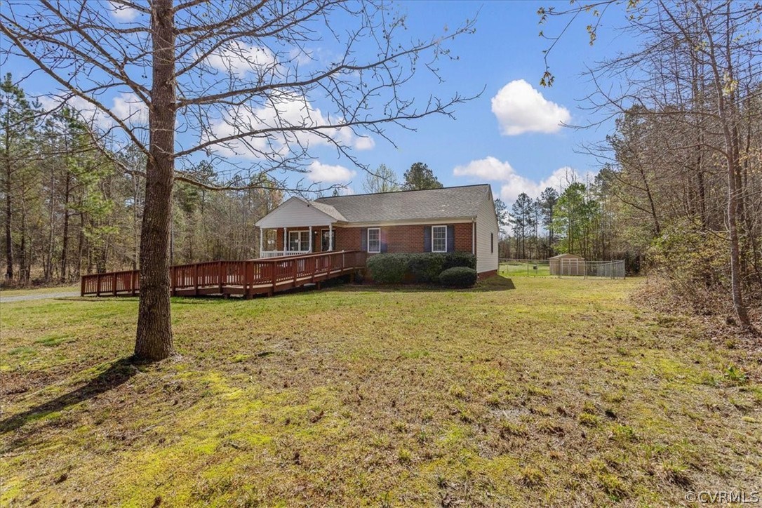 7231 Railroad Bed Road Carson, VA 23830 - Photo 3 of 42 a view of a house with a yard