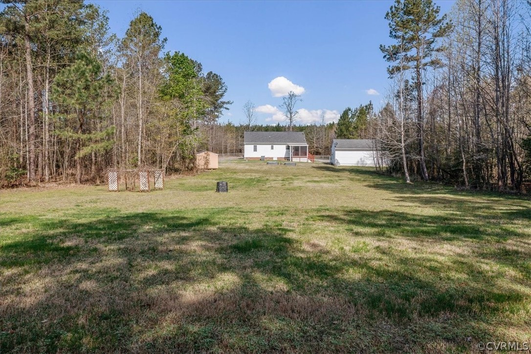 7231 Railroad Bed Road Carson, VA 23830 - Photo 38 of 42 a view of a big yard with large trees