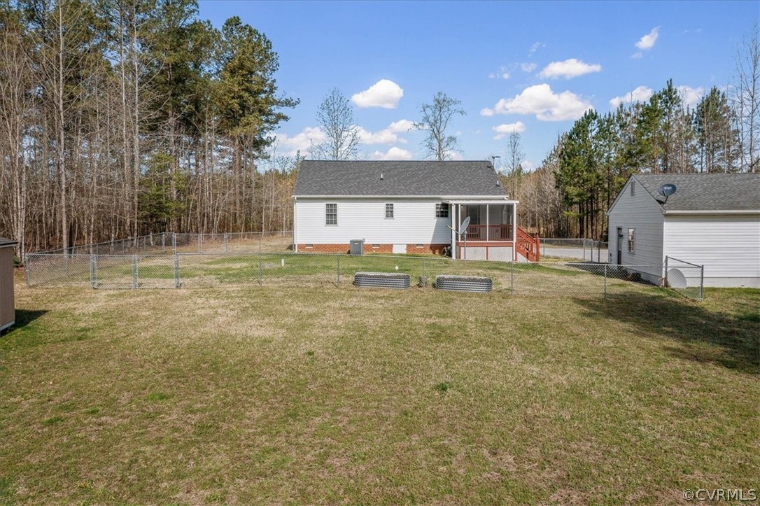 7231 Railroad Bed Road Carson, VA 23830 - Photo 39 of 42 a house view with a sitting space and garden space