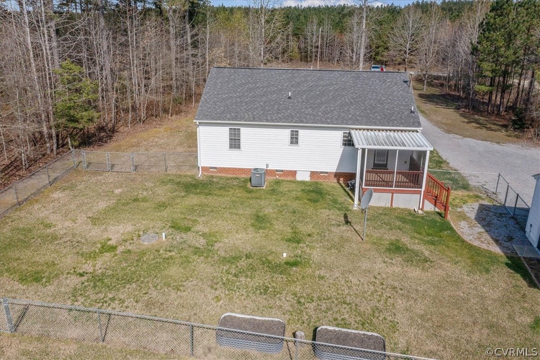 7231 Railroad Bed Road Carson, VA 23830 - Photo 40 of 42 a aerial view of a house with table and chair