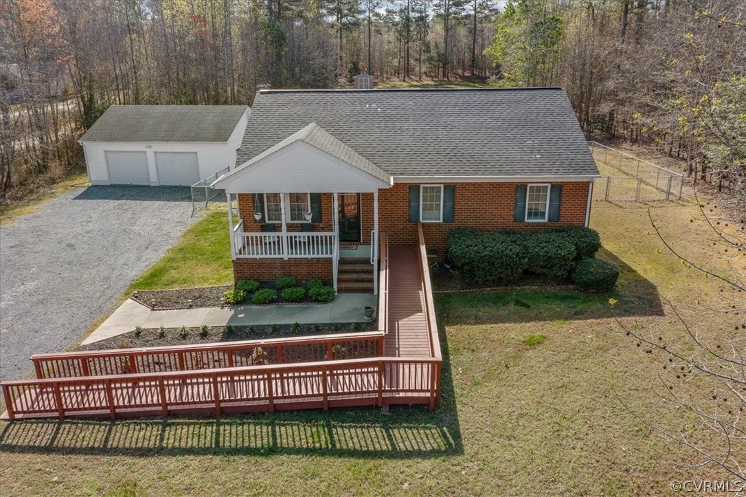 7231 Railroad Bed Road Carson, VA 23830 - Photo 41 of 42 a view of house with a yard