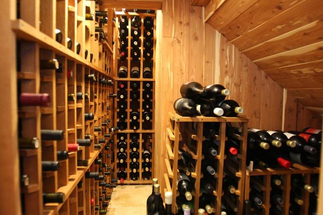 a view of street with wooden stairs