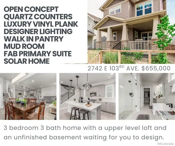 $639,900 | 2742 East 103rd Avenue, Thornton, CO 80229