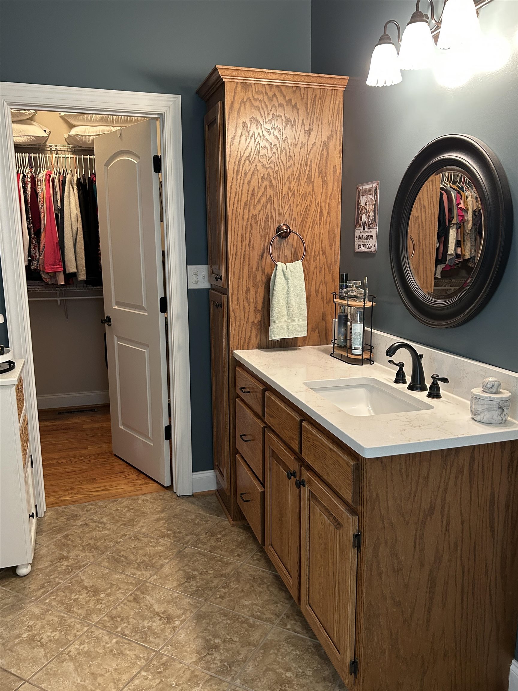 27 Slate Drive Stuarts Draft, VA 24477 - Photo 15 of 40 a bathroom with a sink and a mirror