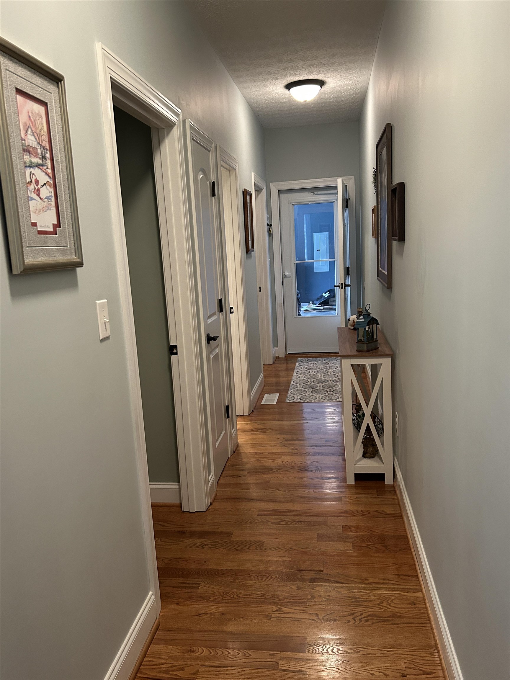 27 Slate Drive Stuarts Draft, VA 24477 - Photo 30 of 40 a view of a hallway view with wooden floor and staircase