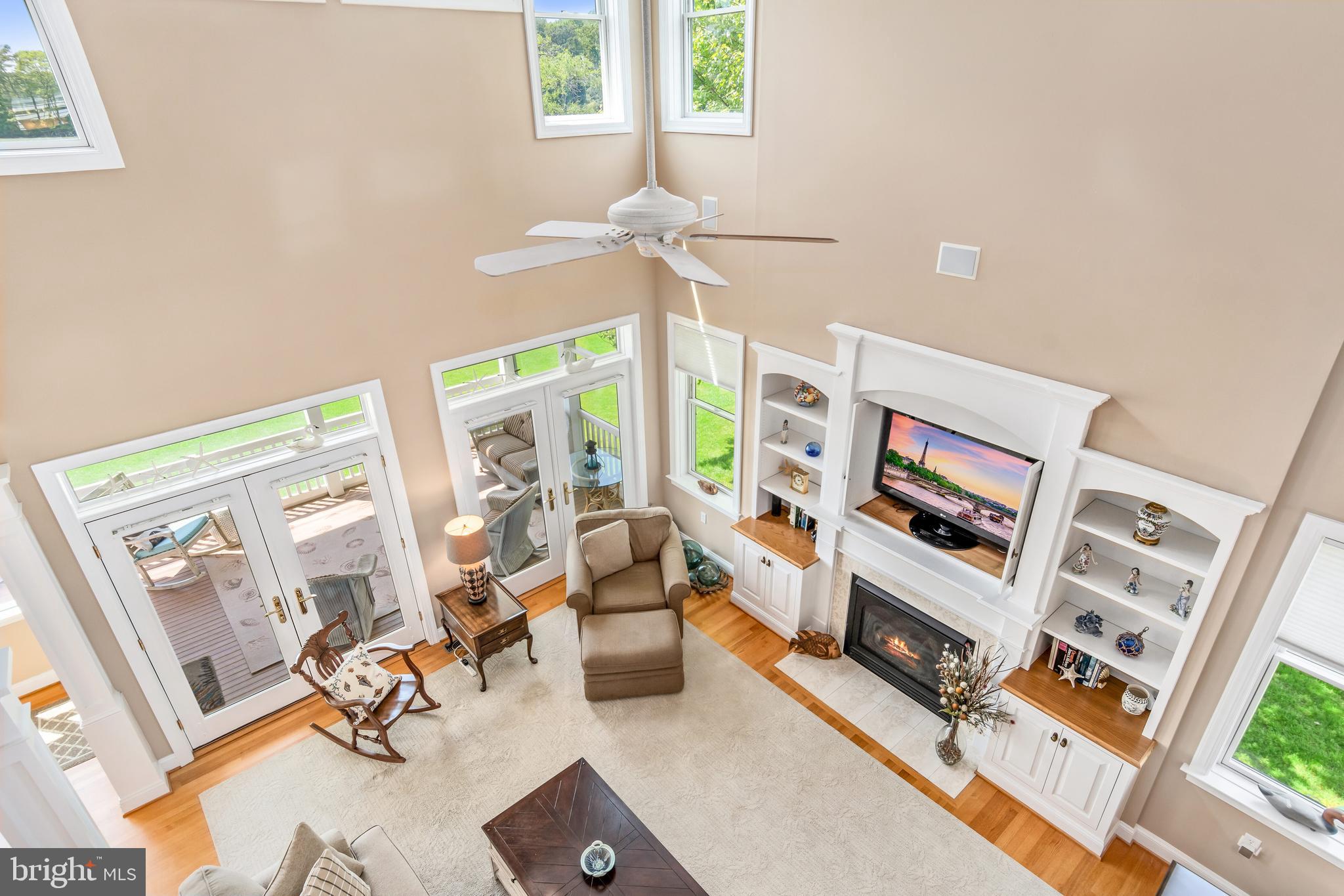 201 Brown Road Chester, MD 21619 - Photo 9 of 50 Living room view from second floor