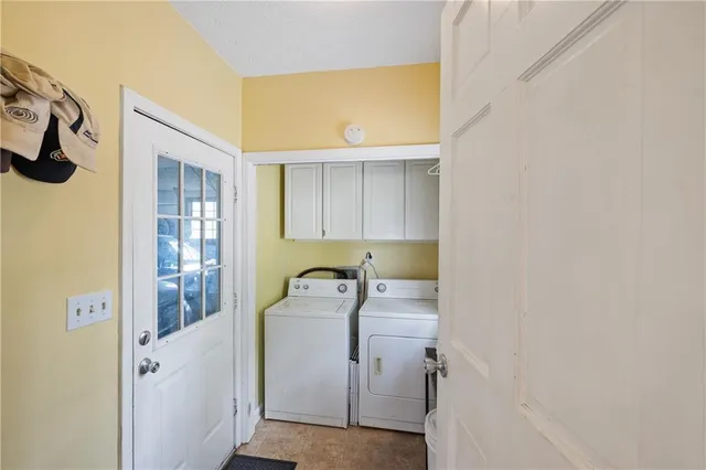 a view of washer and dryer