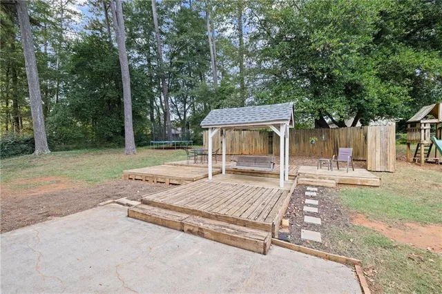 a house with trees in front of it