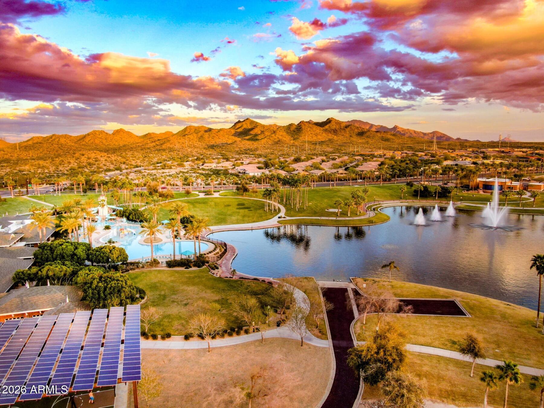 18377 Verdin Road Goodyear, AZ 85338 - Photo 34 of 55 a view of a lake