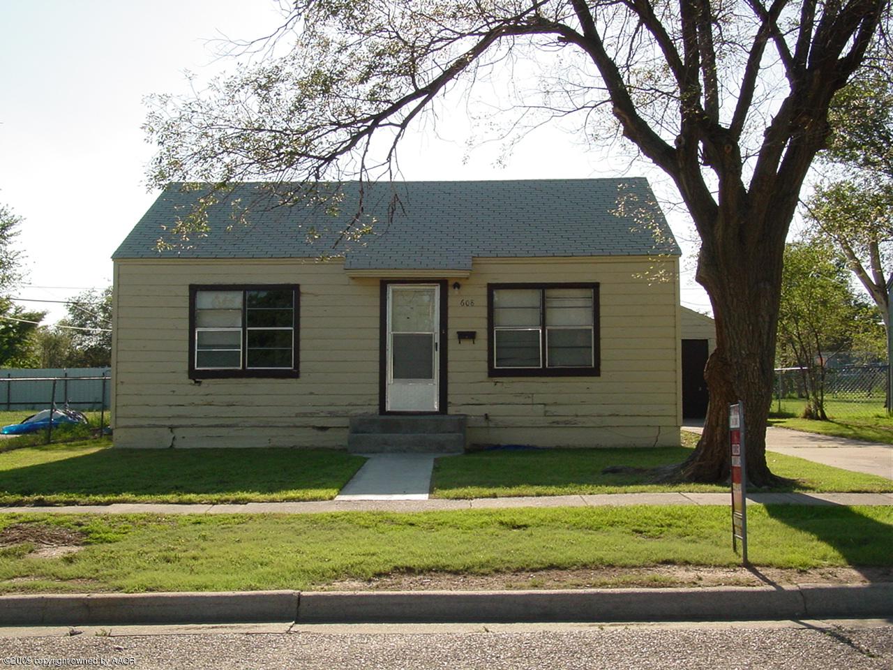 608 South Philadelphia Street Amarillo, TX 79104 - Photo 1 of 1 a view of a house with a yard