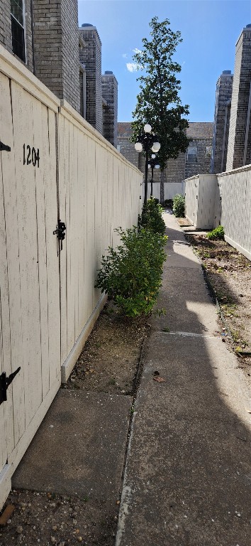 a view of a street with a street view