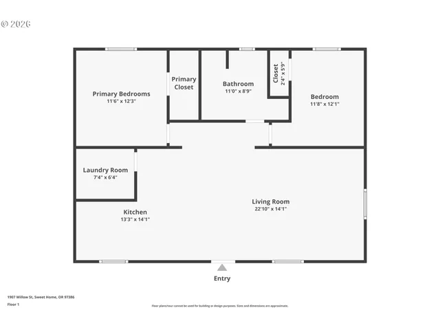 $310,000 | 1907 Willow Street, Sweet Home, OR 97386