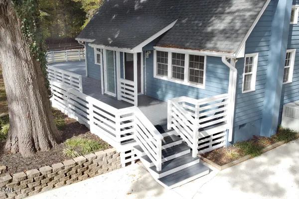 a view of outdoor space with seating